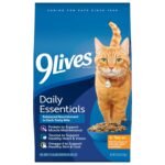 9Lives Daily Essentials Dry Cat Food With Chicken, Beef & Salmon Flavors, 3.15 lb Bag