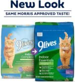 9Lives Indoor Essentials Dry Cat Food for Adult Cats with Chicken & Salmon Flavors, 3.15 lb. Bag (Pack of 4) - Image 2