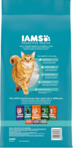 Iams Proactive Health Indoor Weight and Hairball Care Dry Cat Food - Image 3