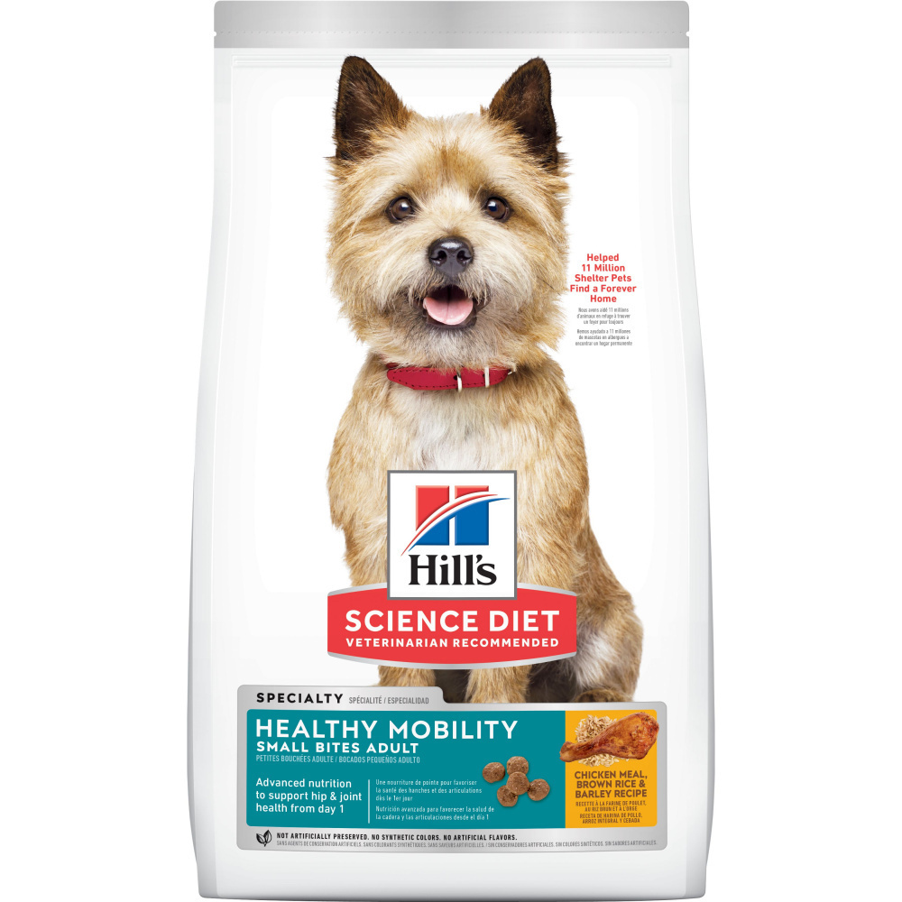 C300542-202604160244090277-1 Hill's Science Diet Adult Healthy Mobility SM Bites Chicken Meal, Brown Rice & Barley Recipe Dry Dog Food - Image 1