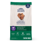 Natural Balance Limited Ingredient Dry Dog Food, Large Breed Lamb & Brown Rice Recipe