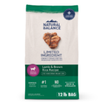 Natural Balance Limited Ingredient Dry Dog Food, Lamb & Brown Rice Small Breed Bites Recipe