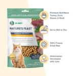 Dr. Marty Nature's Feast Essential Wellness  Poultry Freeze Dried Raw Cat Food - Image 4